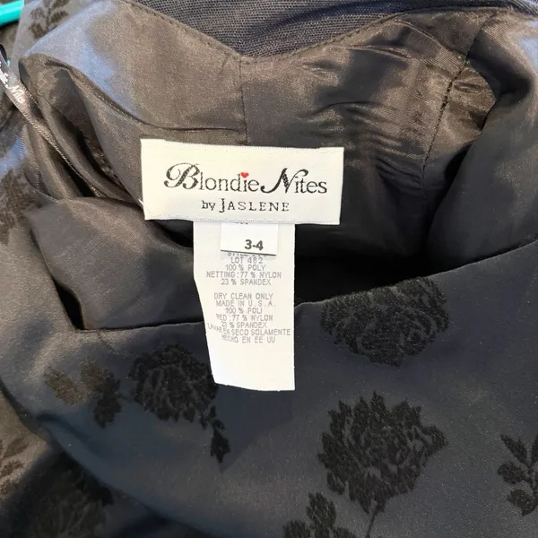 Vintage Blondie Nites Y2K Whimsigoth‎ Prom Dress Size 3/4 Fairy Velvet Burnout - Image 9