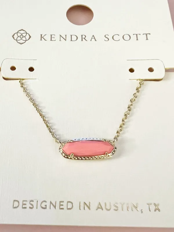 🪸KENDRA SCOTT 14K Gold Plated Eva Coral Magnesite Pendant Necklace - Image 2