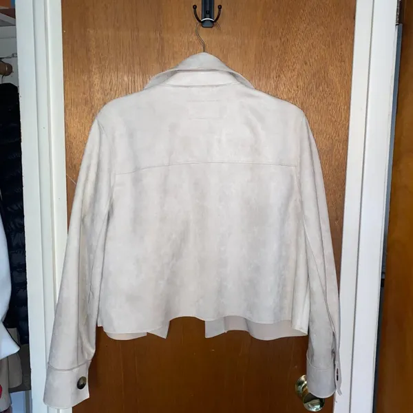 Tan Vegan Suede Jacket - Image 5