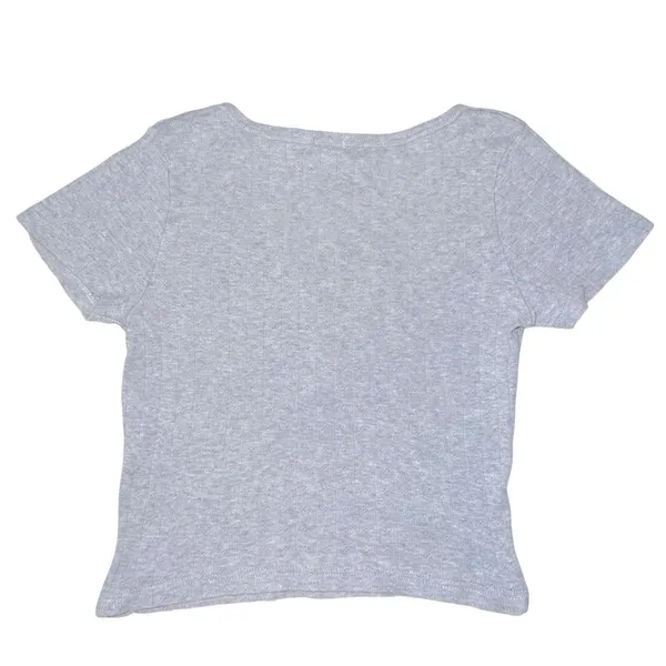 Brandy Melville gray cropped top. - Image 2