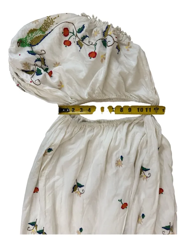 FARM RIO Pitanga Embroidery One Shoulder Cut Out Maxi Dress Size S- $325 MSRP - Image 16