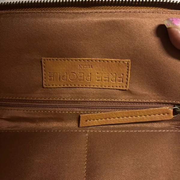 NEW Free People Faux Leather Preppy Coastal Western Fisherman Boho Wristlet - Image 7