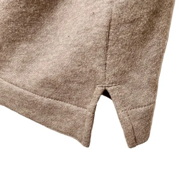 & Other Stories Taupe Turtleneck Women’s Cotton‎ Sweater Dress Sz S - Image 4