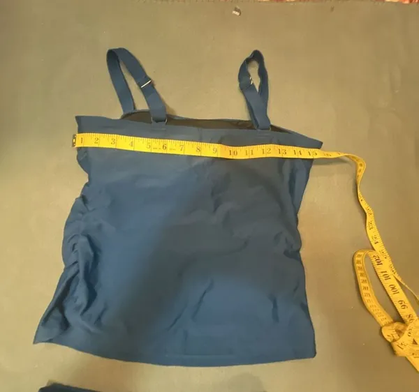 Blue Tankini Swimsuit Set Size M - Image 9