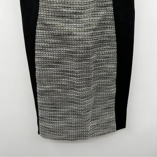 Anthropologie Moulinette Soeurs Grisaille‎ Shimmery Tweed Hourglass Dress Sz 6 - Image 4