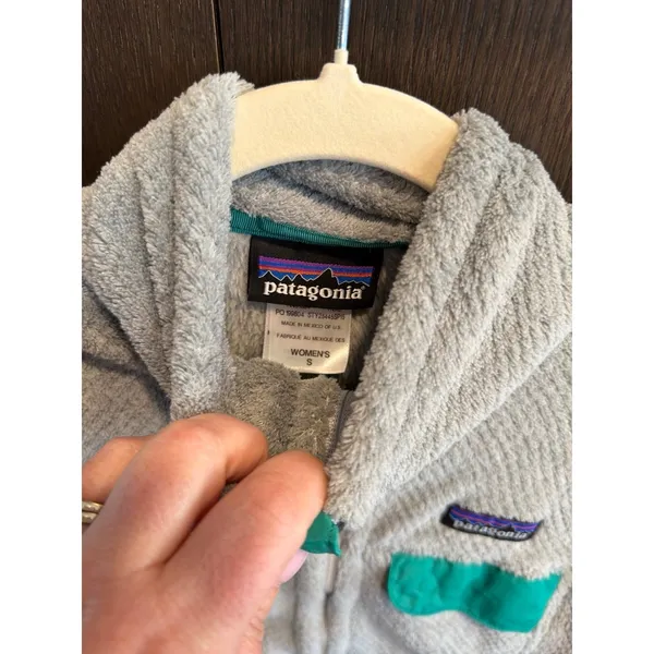 Patagonia Re-Tool Fleece Vest‎ Women's Size Small Sleeveless Full Zip Gray small - Image 3