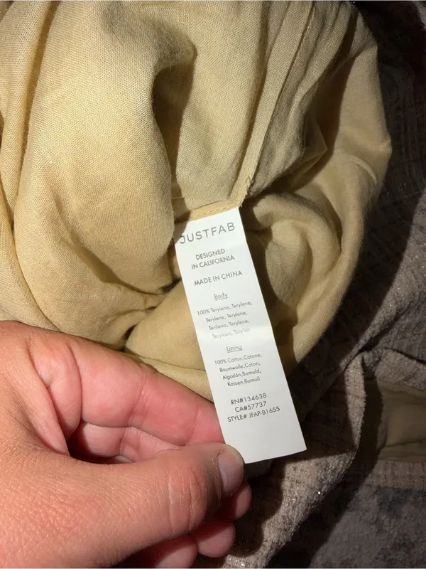 JustFab Linen Blend Tweed Shorts NWT XXL Beige Work Career - Image 5