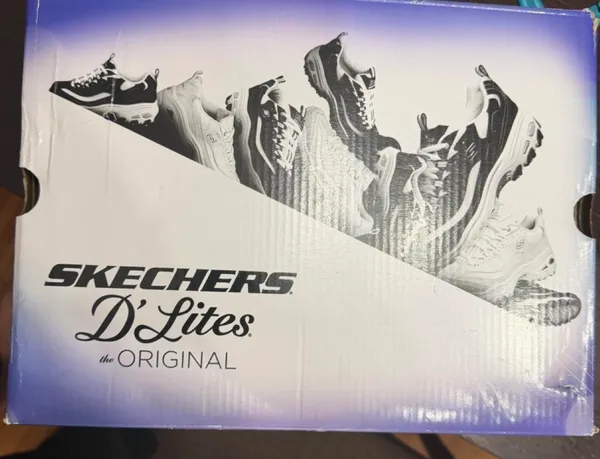 Skechers D'Lites in blue & gray, sneakers size US 8 - Image 6