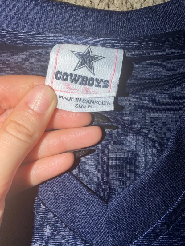 Cowboys Jersey Tee Blue Size M - Image 2