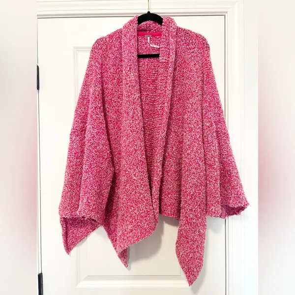 Free People BFF Cardigan in Prickly Pear - Image 3