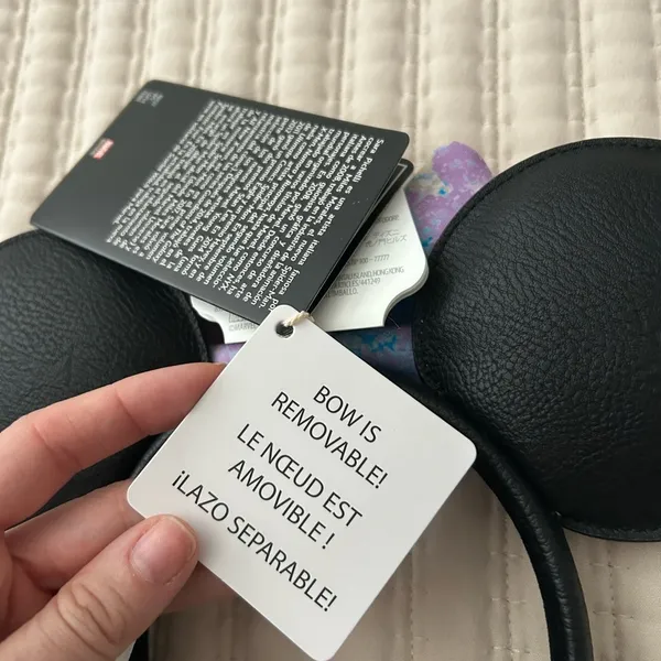 NWT Disney Parks Marvel Loungefly Artist Series Ears Headband Removal Bow - Image 4