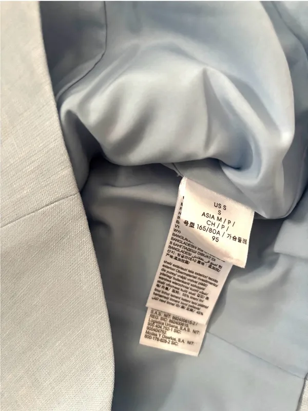 New Calvin Klein Linen Blend Button Front Vest-S - Image 7