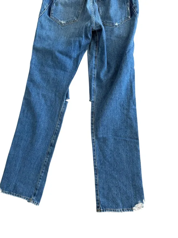 FRAME Women's Foothill Distressed Straight Leg Jeans Size 27 - Image 4