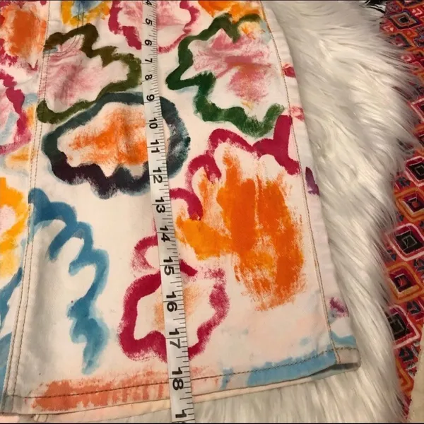 Anthropologie Poppies Handpainted Skirt - Image 8