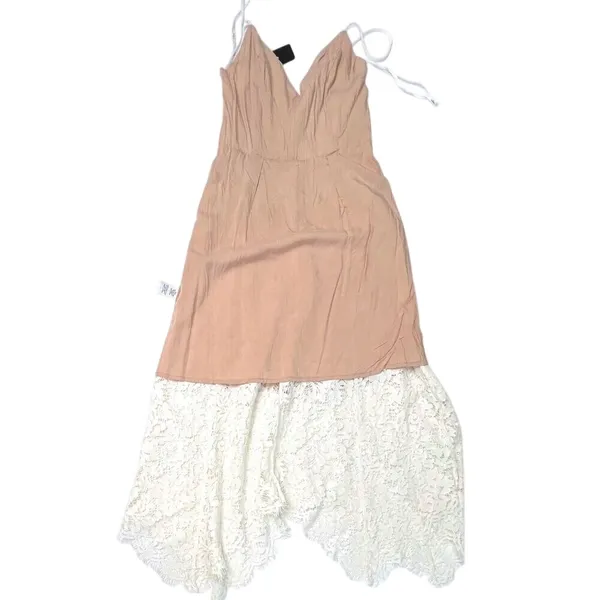 Lulu's One‎ Wish Handkerchief Dress White Lace Midi XS Cruise Wedding Event NWT - Image 13