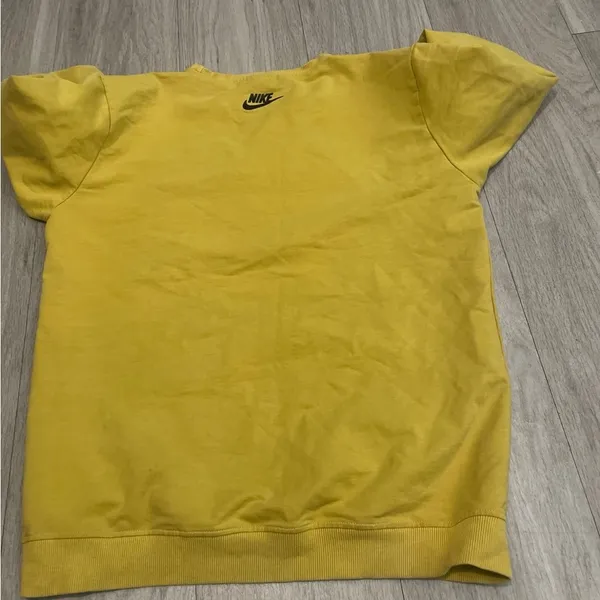 Nike Bright Yellow Crewneck Sweater - Image 3