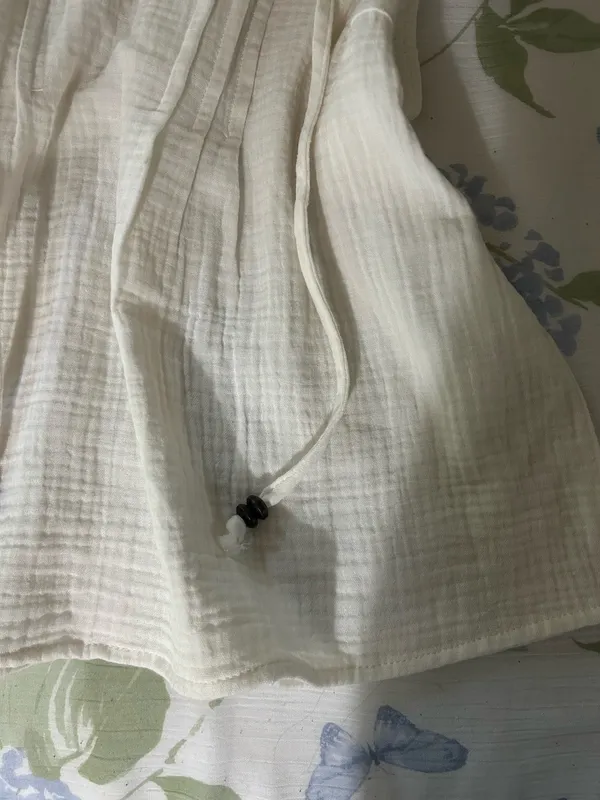 C&C California White Linen Tank Top - Image 2