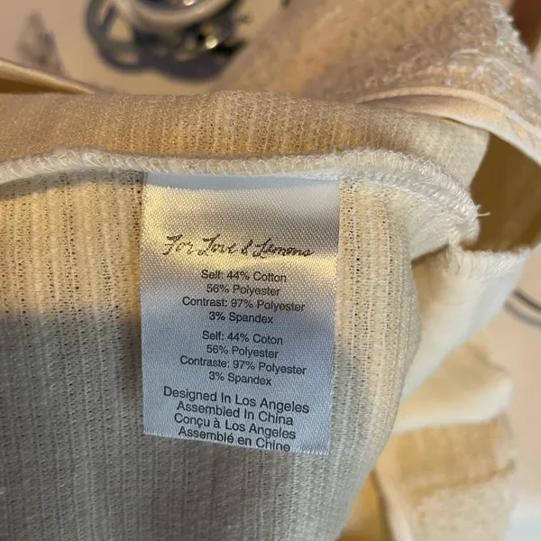 NWT For Love and Lemons x Free People Knitz Andi Mini Skirt in Cream‎ Size XS - Image 8