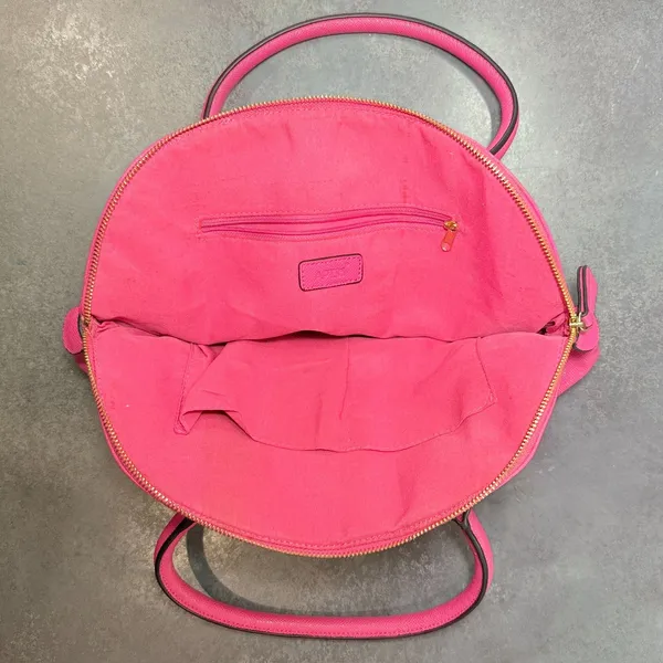 Apt. 9 HandBag | Pink Bow Gold Hardware | Full Zip Medium Purse - Image 10