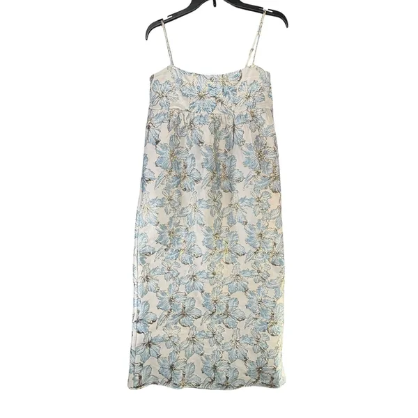 Petal & Pup Yasmine Maxi Dress Womens M Baby Blue‎ Floral Empire Waist Coquette - Image 2