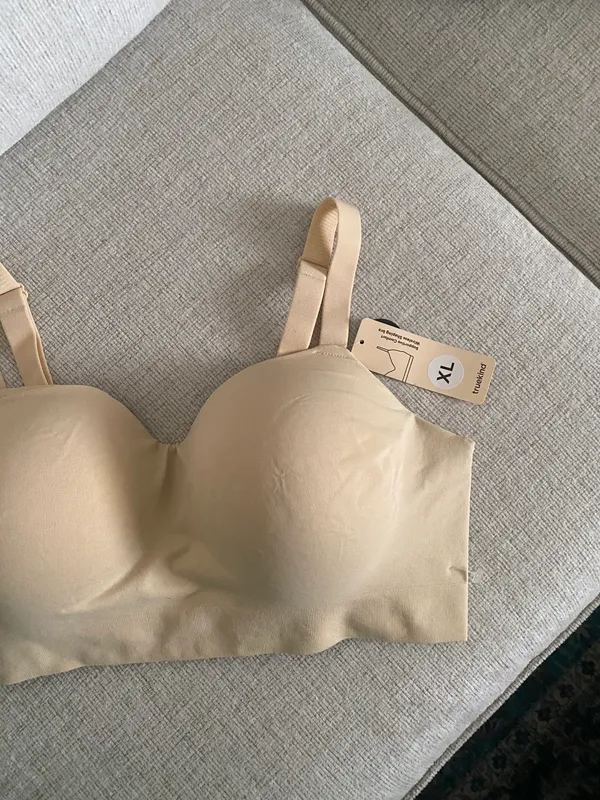 Nwt Truekind Supportive Comfort Wireless Shaping Bra Size Xl Beige - Image 3