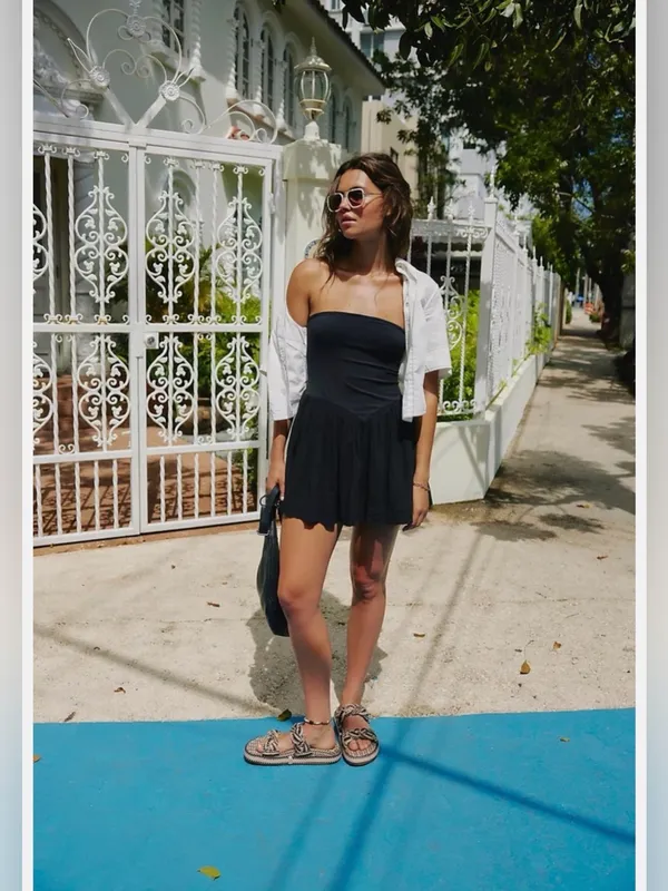 Free people Onda Drop-Waist Tube Mini Dress - Image 3