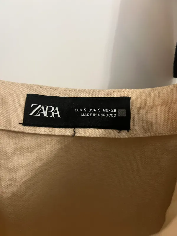 ZARA Linen Mini Dress - Image 4