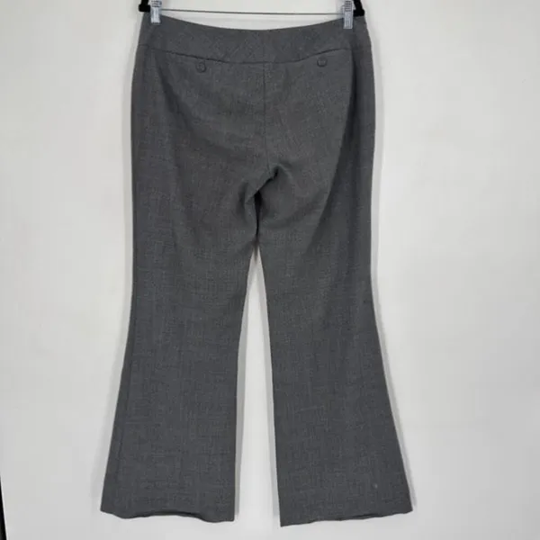Express Design Studio Gray Wide Leg Trouser Pants Size 10 Career Editor‎ - Image 9