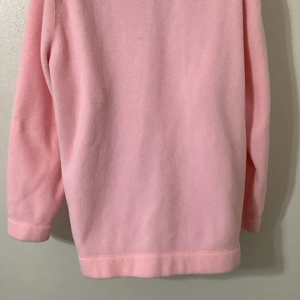 Pink‎ Novelty Wearable Art Kitsch Bird Sequin Embroidered Cozycore Sweatshirt L - Image 7