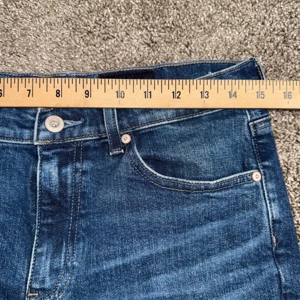 AG Brinley Mid-Rise Straight Jeans Womens 30 Blue Excellent Medium Wash Denim - Image 2