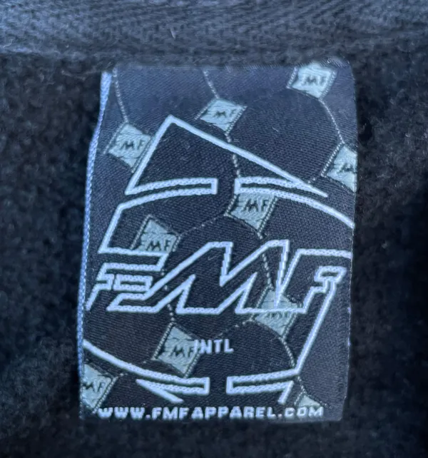 Intl Racing Motocross Black Graphic Zip Up Hoodie Sweater - Image 6