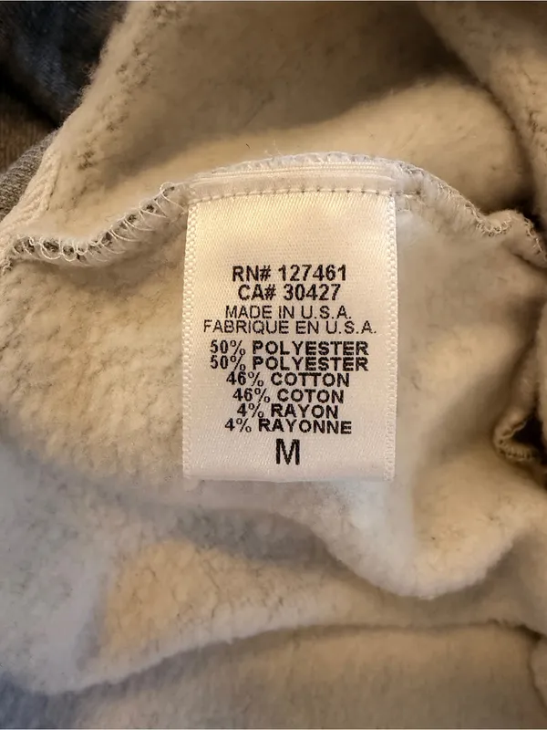 Wildfox RARE NWOT Gray Hooded Sweatshirt with Rainbow & Sun Back Graphic - Image 6