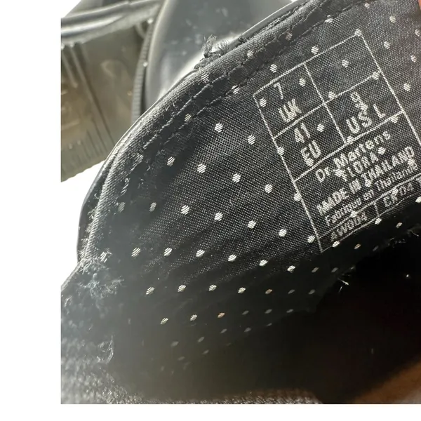 Dr. Martens Flora Chelsea Boots Pull-On Leather‎ Polished Black Size US 9 - Image 13