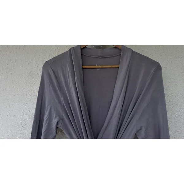 Kyte Living Women's XS/S Gray Bamboo Robe Baby Lounge Buttery Soft Lightweight - Image 2
