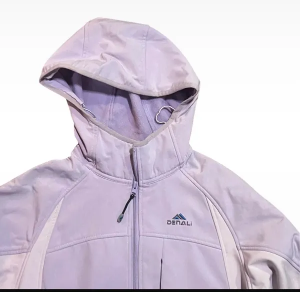 Denali Hooded Soft Shell Jacket Women’s Medium Purple Fleece Lined NWT Full Zip - Image 2