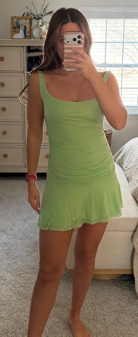 Forever 21 Lime green mini dress - Image 2