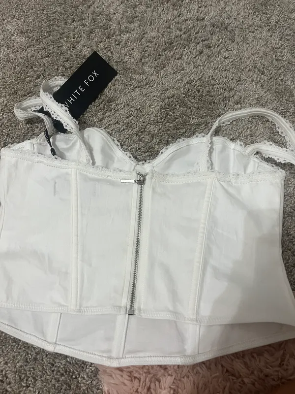 White Fox something in you bustier white - Image 4