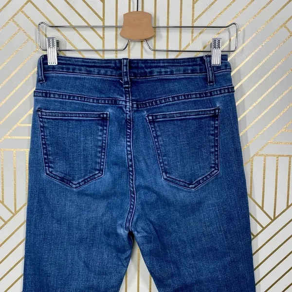 Acne Studios Jeans Skinny Straight High Rise‎ Medium Wash Denim Blue Size 28 - Image 8