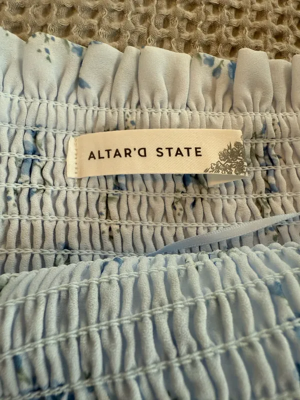 ALTAR’D STATE Andersyn Smocked Floral Tiered Mini Skirt - Image 7
