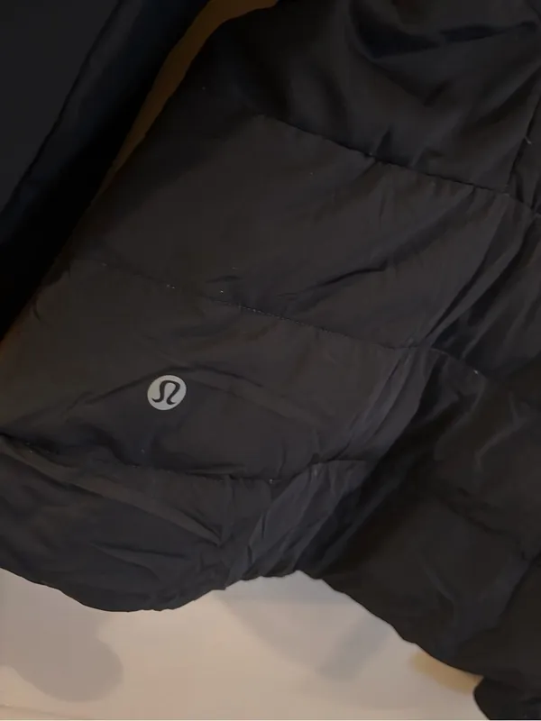 lululemon Down For It All Down Jacket 700 Fill Size 10 Black - Image 7