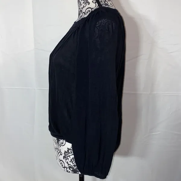 Free People Movement Peasant Top Black Long Sleeve Size XS - Image 9