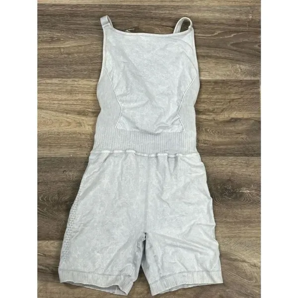 Free People Good Karma Runsie Ice Grey Women’s XS/Small - Image 3