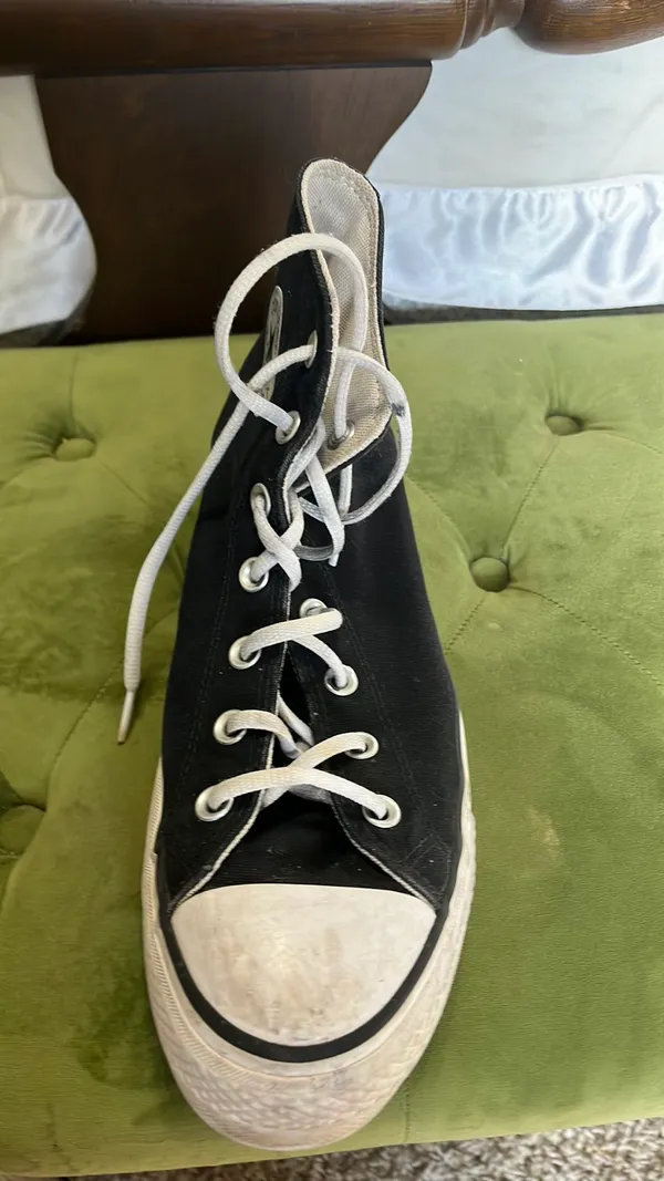 Converse High-Top Black All Star Chuck Taylor Platform Lift Women’s Shoes - Image 5