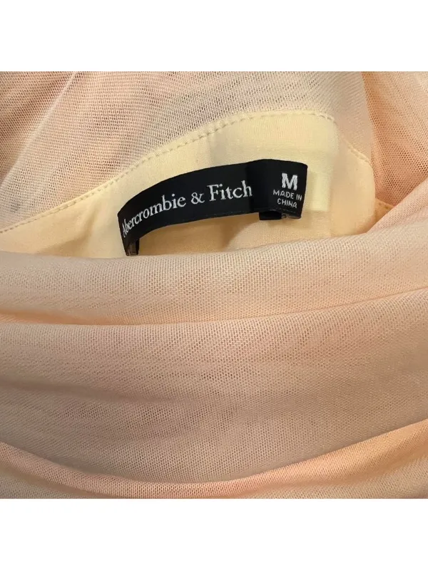 Abercrombie & Fitch -Giselle Drop-Waist Mesh Maxi Dress, M - Image 7