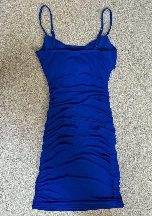 Windsor Blue Mini Homecoming Dress - Image 2