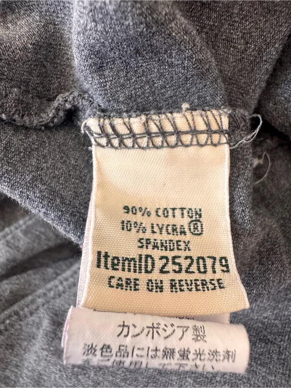 L.L.Bean Women’s Large Petite Gray Pull-On Stretch Knit Pants Straight Leg - Image 3