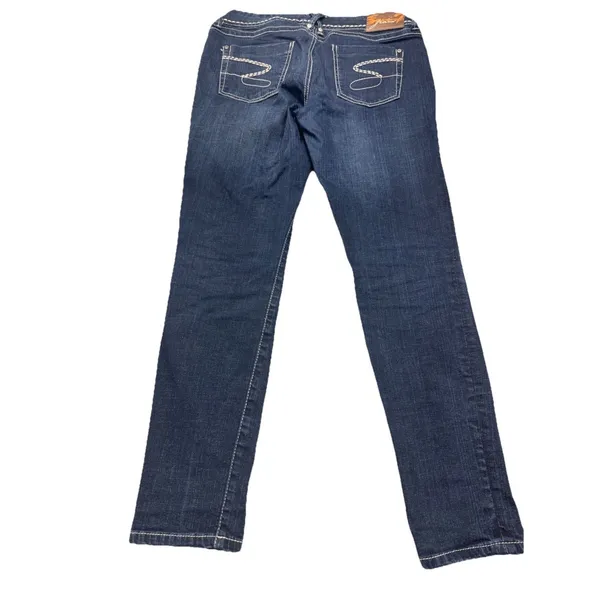 Vintage Seven For All Mankind Skinny Jeans Women's 10 Blue Denim Y2K EUC - Image 7