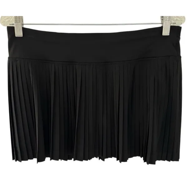 Lululemon Pleat To Street Skirt II Black Size 8 - Image 9