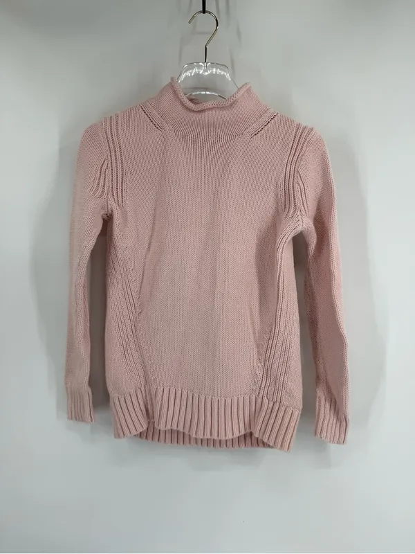 J. Crew‎ 1988 Rollneck™ sweater Light Pink size xs - Image 3