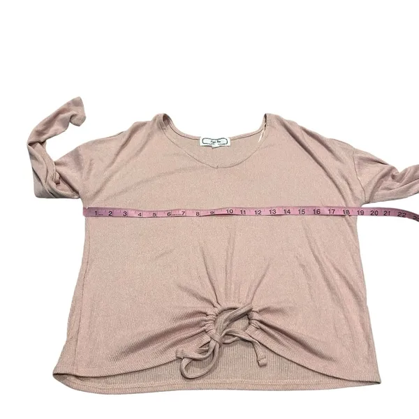 HIPPIE ROSE lightweight pink sweater - Image 4